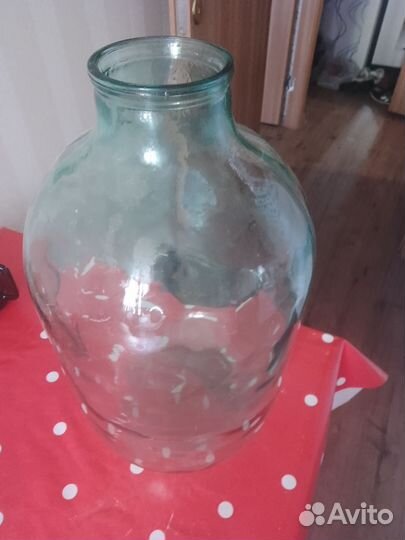 Банка 10 литров стеклянная