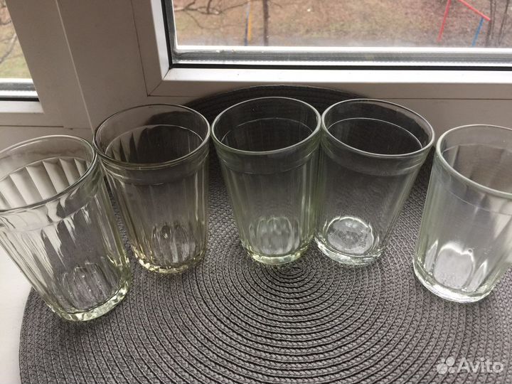 Стаканы граненые СССР 200 мл