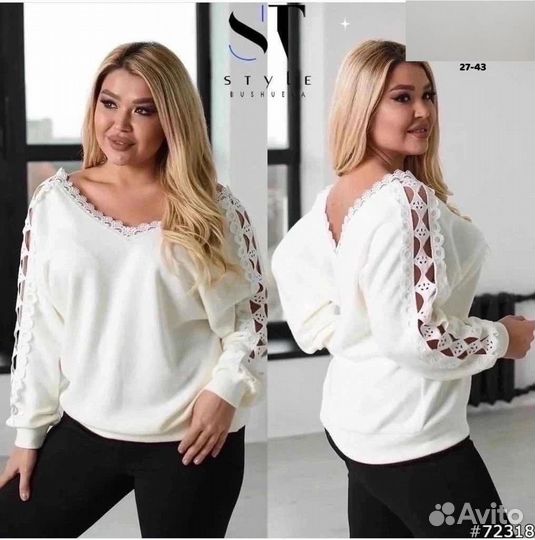 Блузка 54р до 64р