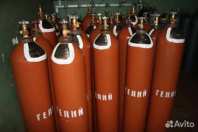 Газ гелий Б 40л в баллонах (для шариков)