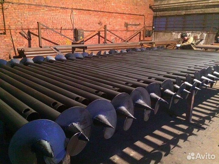 Винтовые сваи, свайный фундамент