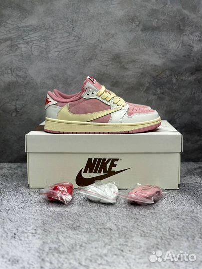 Кроссовки Nike Air Jordan 1 low travis scott