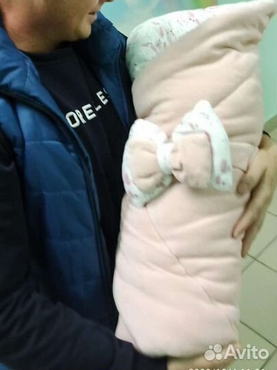 Конверт на выписку для девочки весна, осень