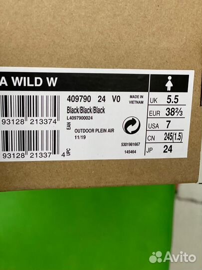 Кроссовки salomon XA wild W Black/Black/Black