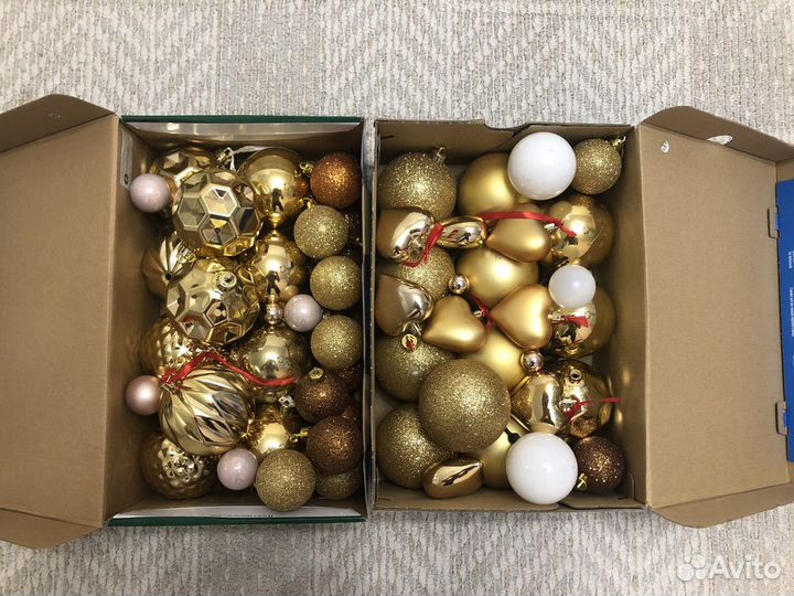 Шарики, елочные украшения
