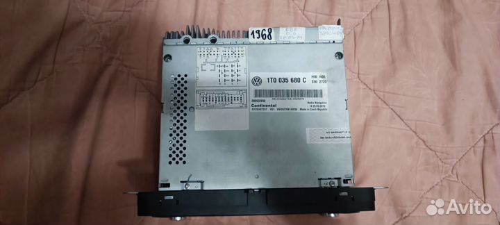 Магнитола volkswagen rdc