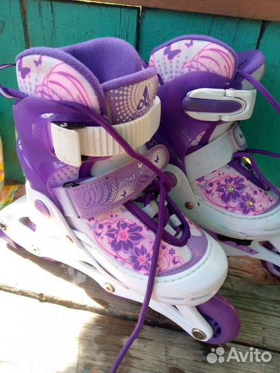 Роликовые коньки детские раздвижные