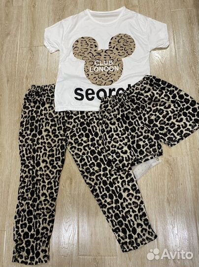 Пижама женская 3в1