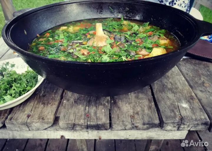 Казан Намаганский 12л круглое дно