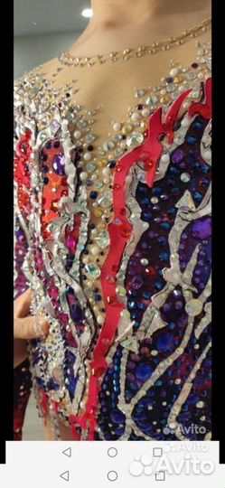 Купальник для худ. гимнастики 116-132