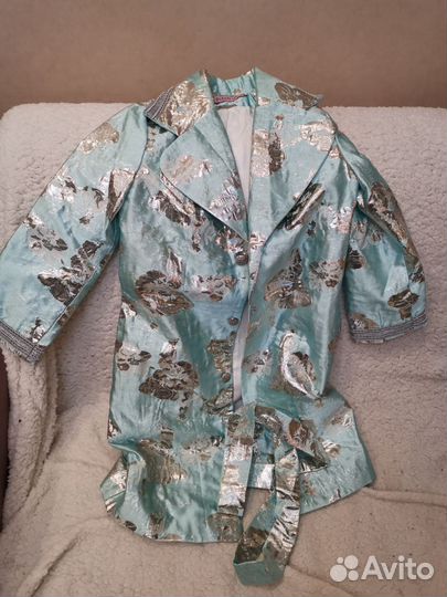 Короткое платье жакет сексуальное S