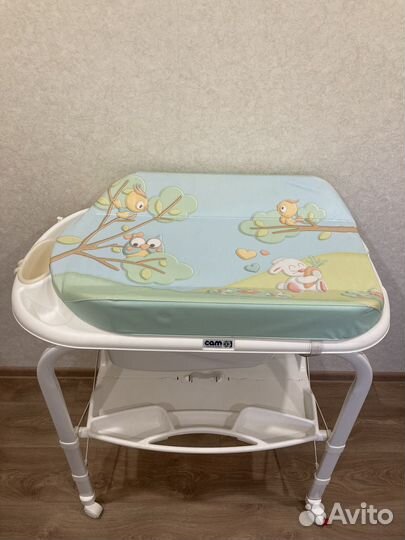 Пеленальный столик с ванночкой Cam Cambio