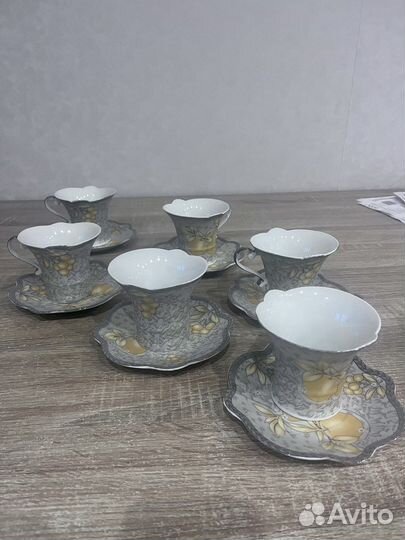 Сервис Набор чайных кружек новый