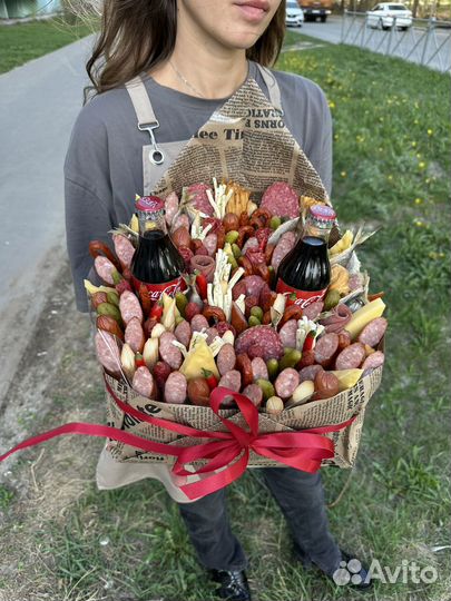 Букет с колбасой