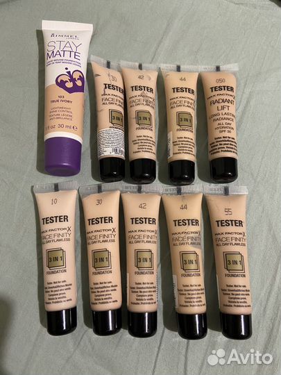 Guerlain, Hourglass,Rimmel,MaryKay, Max factor