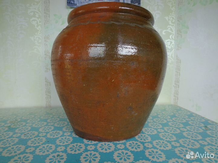 Глиняный горшок кринка 200х300 мм СССР
