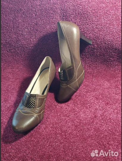 Туфли кожаные, 38-39
