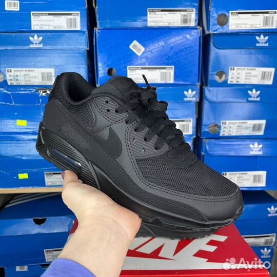 Оригинал 7,5 US Nike Air Max 90 Triple Black