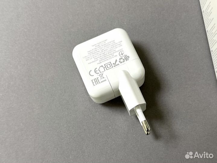 Быстрая Зарядка Type C + USB (30W)