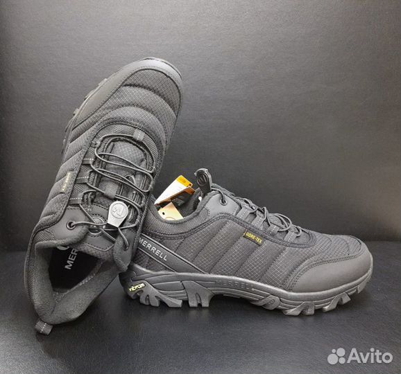 Кроссовки Merrell утеплённые артикул 777 чёрные