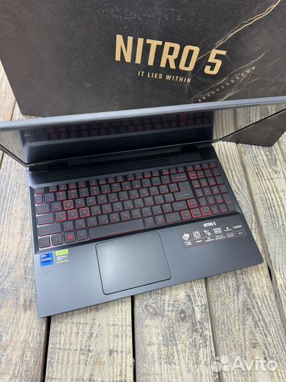 Игровой ноутбук Acer Nitro 5 AN515 RTX 3050Ti
