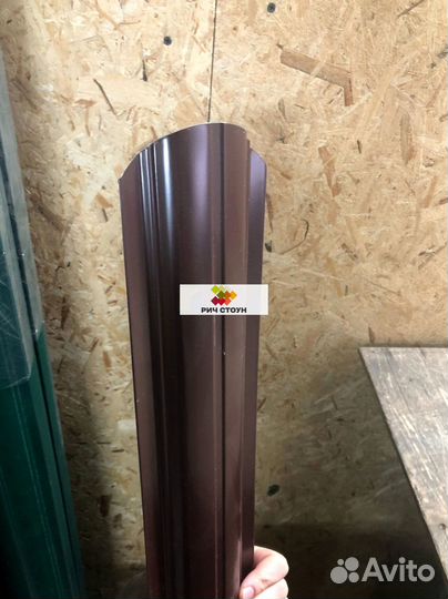 Забор из евроштакетника