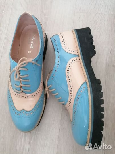 Туфли ботинки женские кожаные р.39