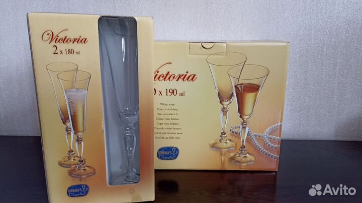 Наборы фужеров Victoria Bohemia Cristal