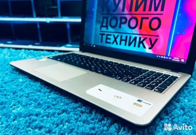 Золотой 4х ядерные свежий Asus 15.6/Рассрочка/Гара