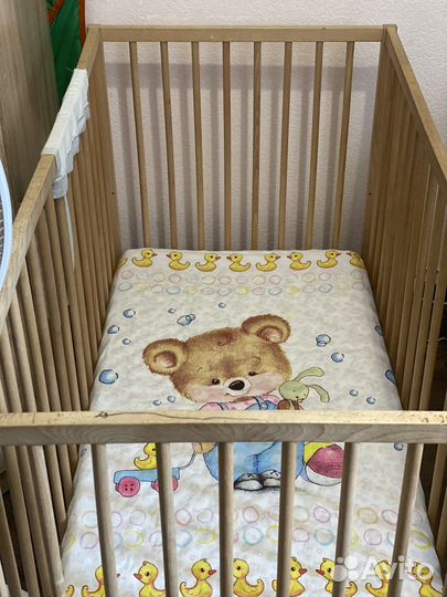 Детская кровать IKEA с матрасом