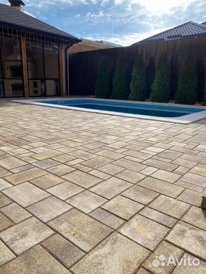 Крупноформатная тротуарная плитка