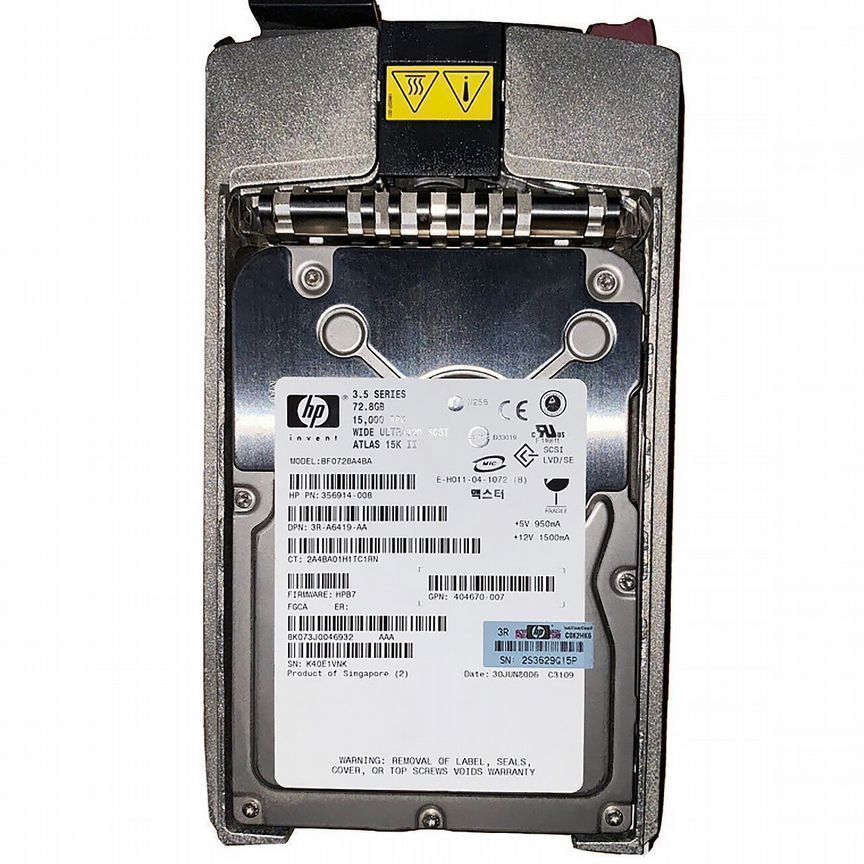 [356914-008] Жесткий Диск Hp Bf0728a4ba 72,8gb U320scsi 3.5" 356914-008