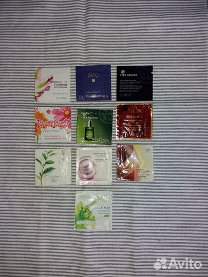Пробники саше Ив Роше Yves Rocher пакетом