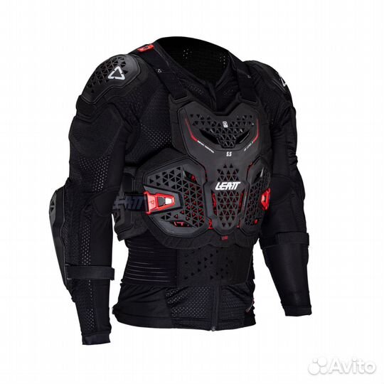 Black Черепаха Leatt Body Protector 5.5 Evo Черный