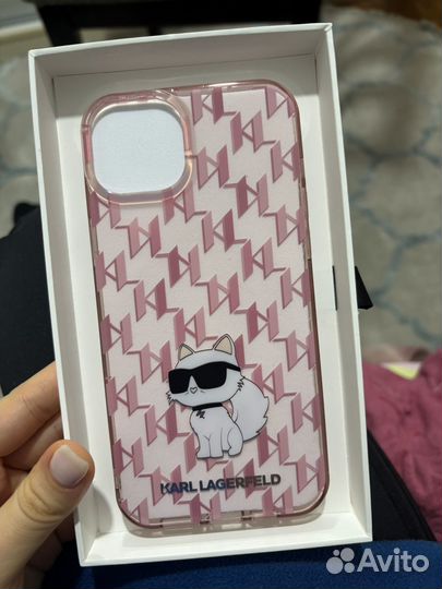 Чехол на iPhone 15 plus (14 plus) Karl Lagerfeld