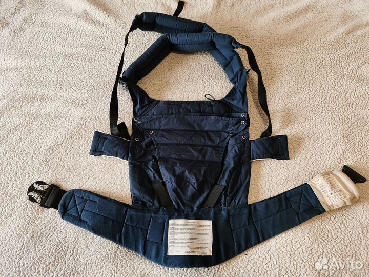 Эрго-рюкзак manduca, переноска детей, синий б/у