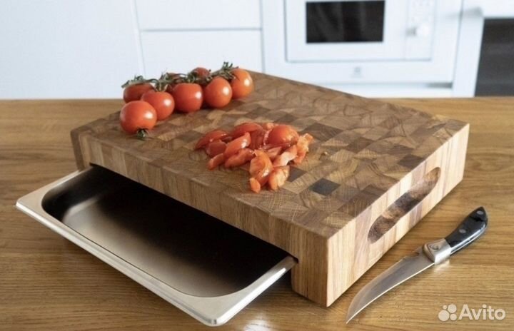 Торцевые разделочные доски с гастроемкостью