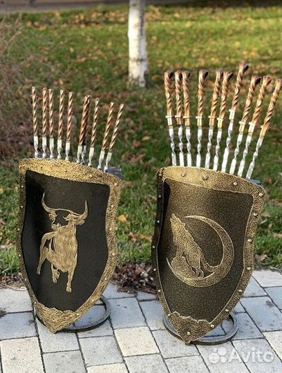 Щит подарочный/ подставка под шампуры