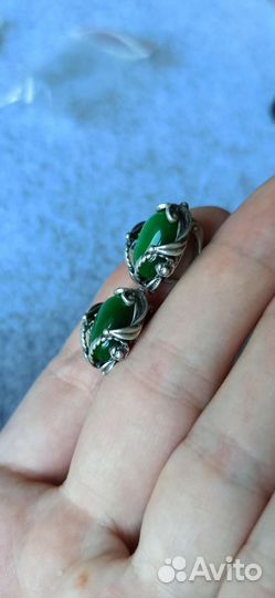 Серьги винтажные