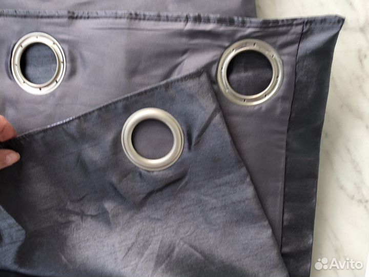 Шторы короткие на кольцах 138*115 2 шт