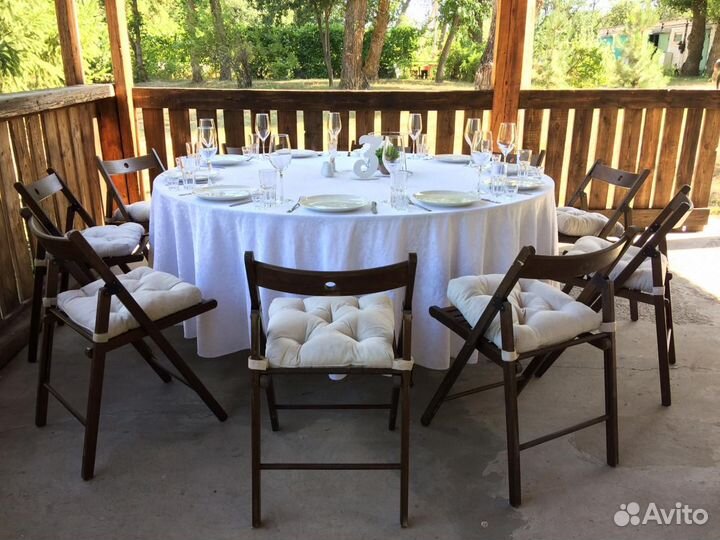 Аренда стульев, столов, шатров и посуды