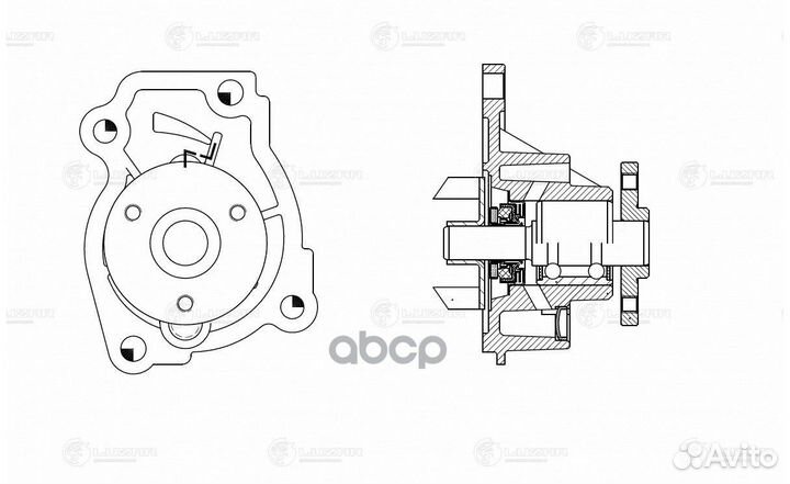 Насос водяной для ам Лада Vesta (15),Renault A
