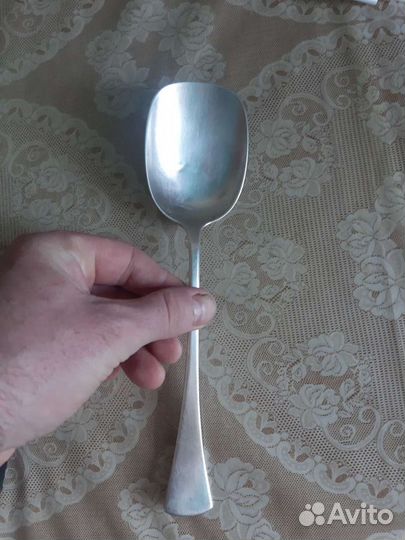 Ложка большая серебряная