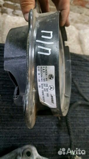 Колонки в передние двери mercedes w220 bose