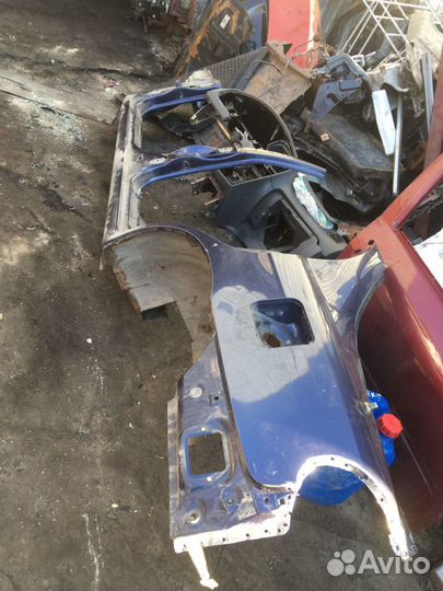 Крыло заднее левое порог Kia Spectra Кия Спектра