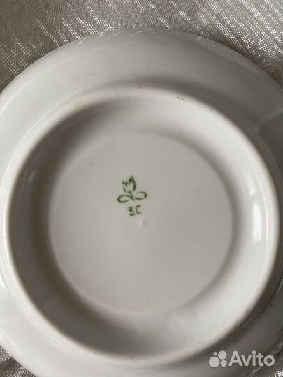 Блюдца,Хайтинский фарфоровый завод,Дулево,вфз