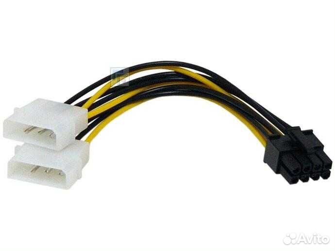 Переходник с x 2 molex на 8 pin