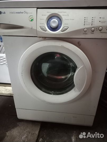 Стиральная машина бу lg 5 кг