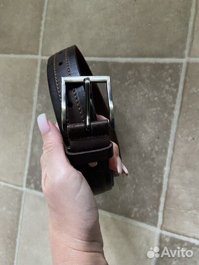 Ремень мужской кожаный