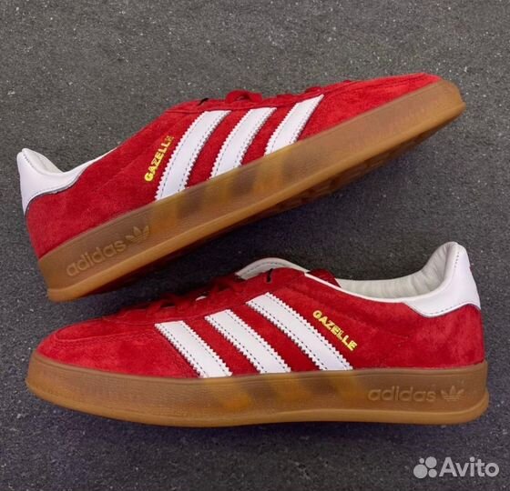 Кроссовки Adidas gazelle indoor red оригинал